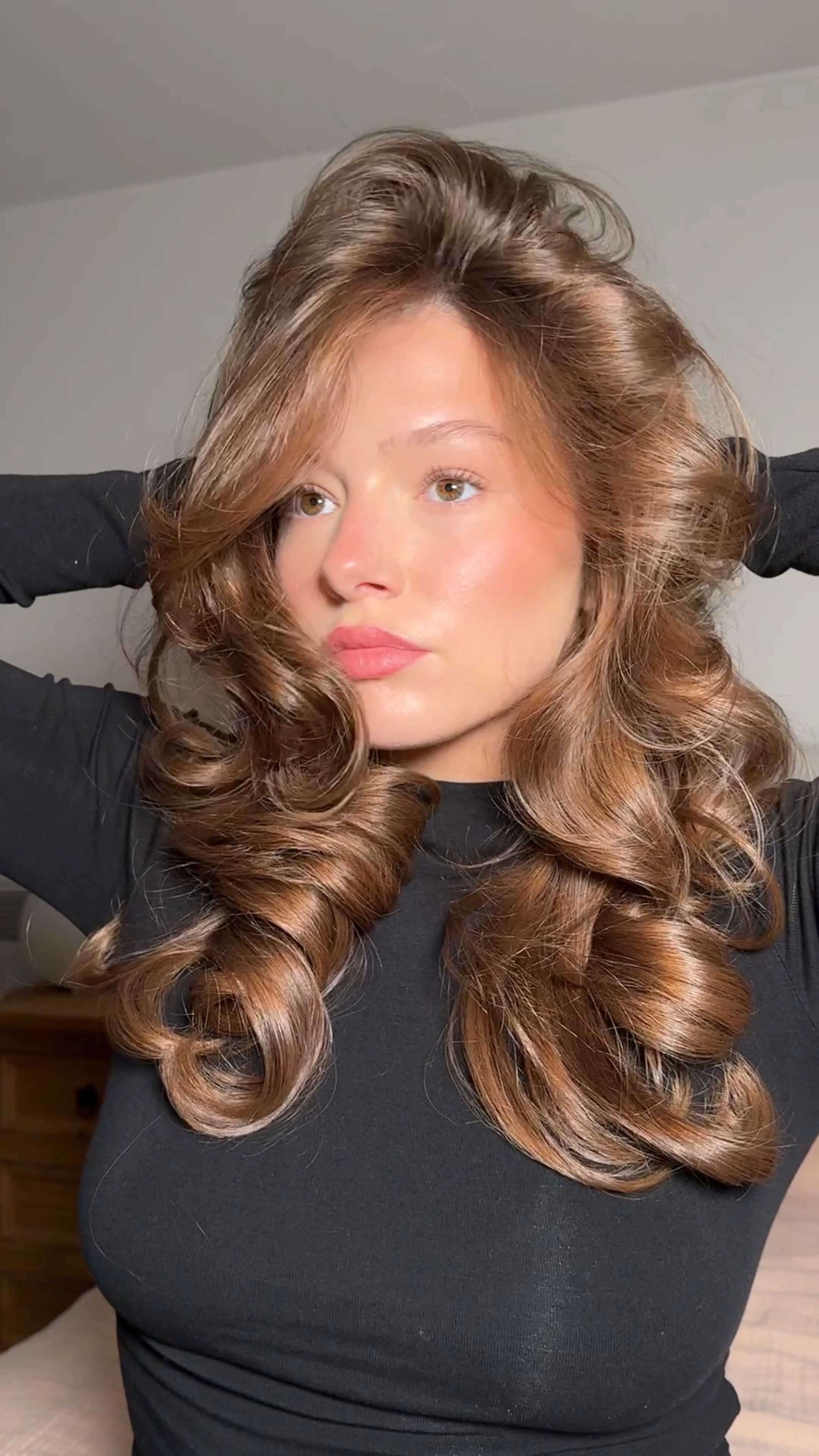 ad | bombshell blowout tutorial with my mermade spin 🎀🩰🫶🏻 