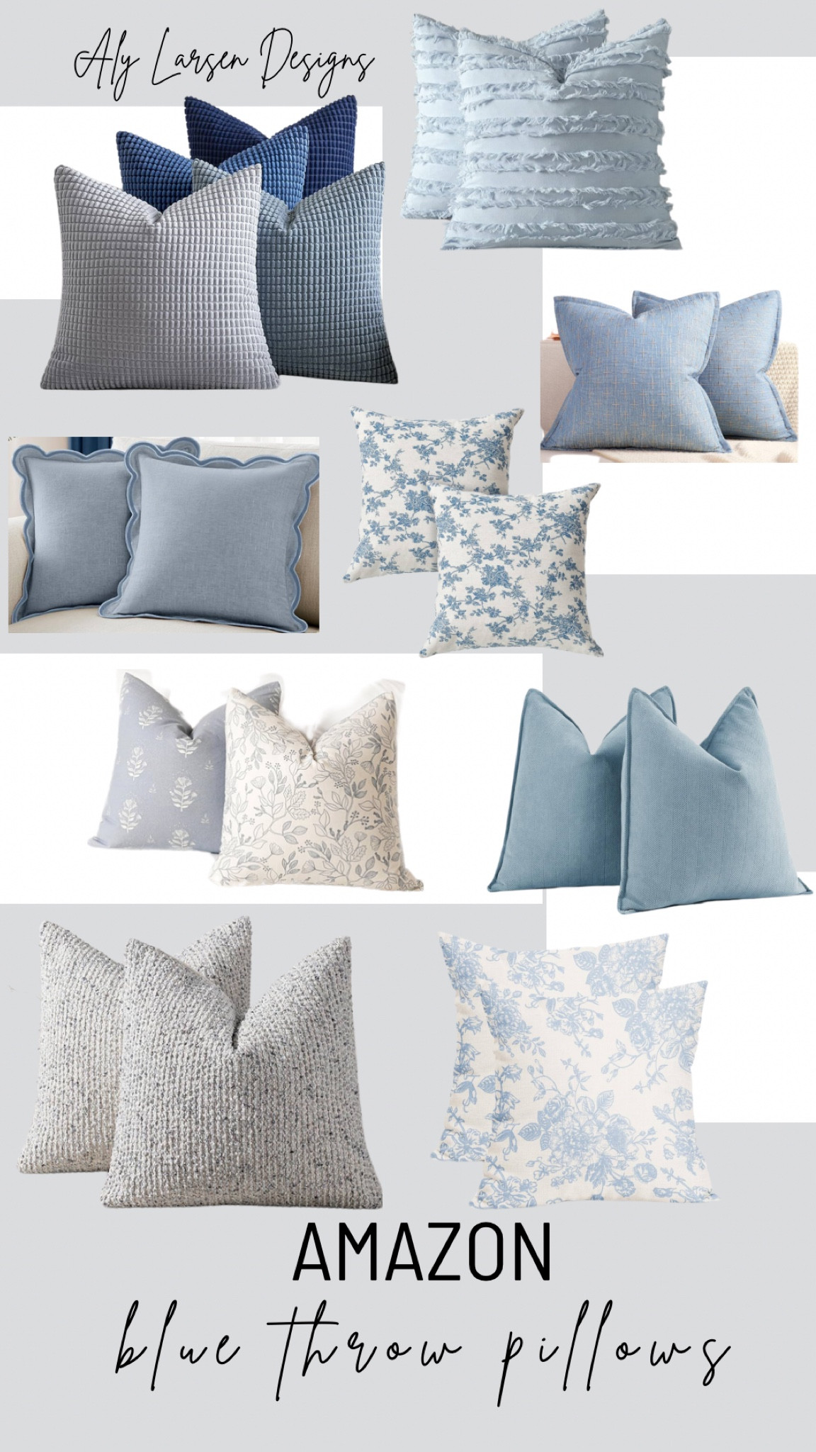 Blue Amazon throw pillows

#LTKFindsUnder50 #LTKStyleTip #LTKHome