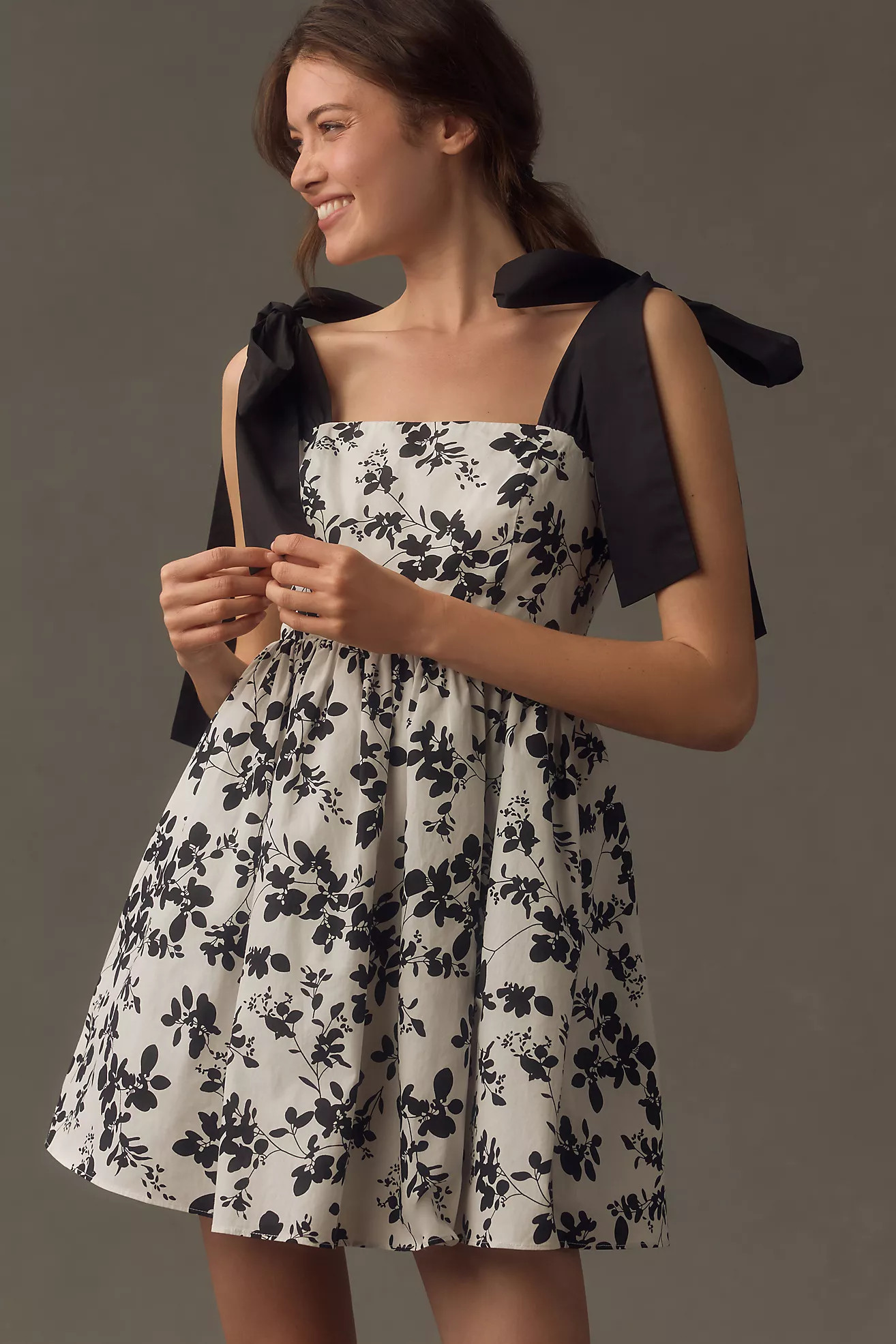 Endless Rose Bow Mini Dress | Anthropologie (US)