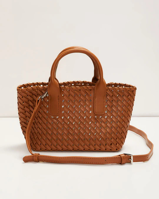 Picnic Date Woven Top Handle Tote Bag | VICI