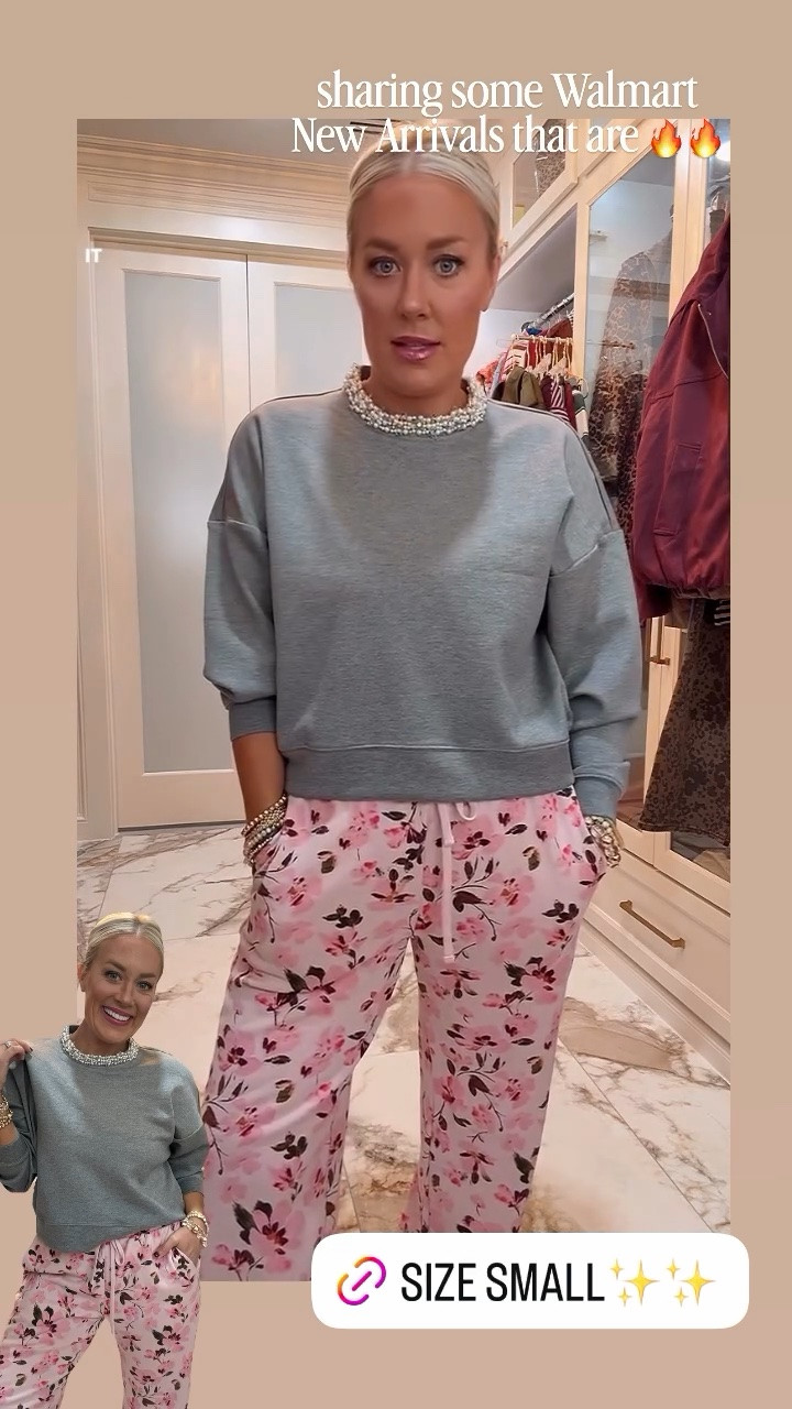 This sweatshirt with rinestones OMG! So genius and so cuter size small in both

#LTKootd #LTKSeasonal #LTKdayinmylife