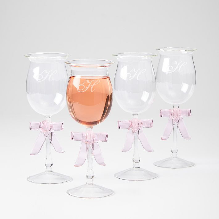 Bow Wine Glasses, Set of 4 | Mark and Graham