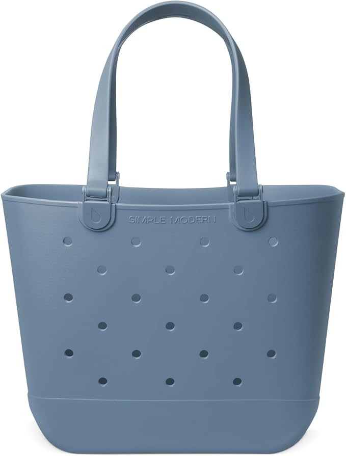 Simple Modern Extra-Large Beach Bag | Waterproof Getaway Rubber Tote with Zipper Pocket for Trave... | Amazon (US)