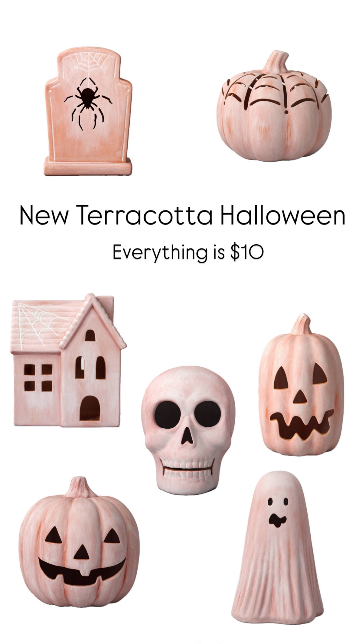New terracotta Halloween decor for only $10! These will absolutely sell out! 

#LTKFallSale #LTKSeasonal #LTKSaleAlert