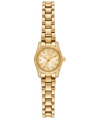 Women's Lexington Three-Hand Gold-Tone Stainless Steel Watch 19mm | Macy's
