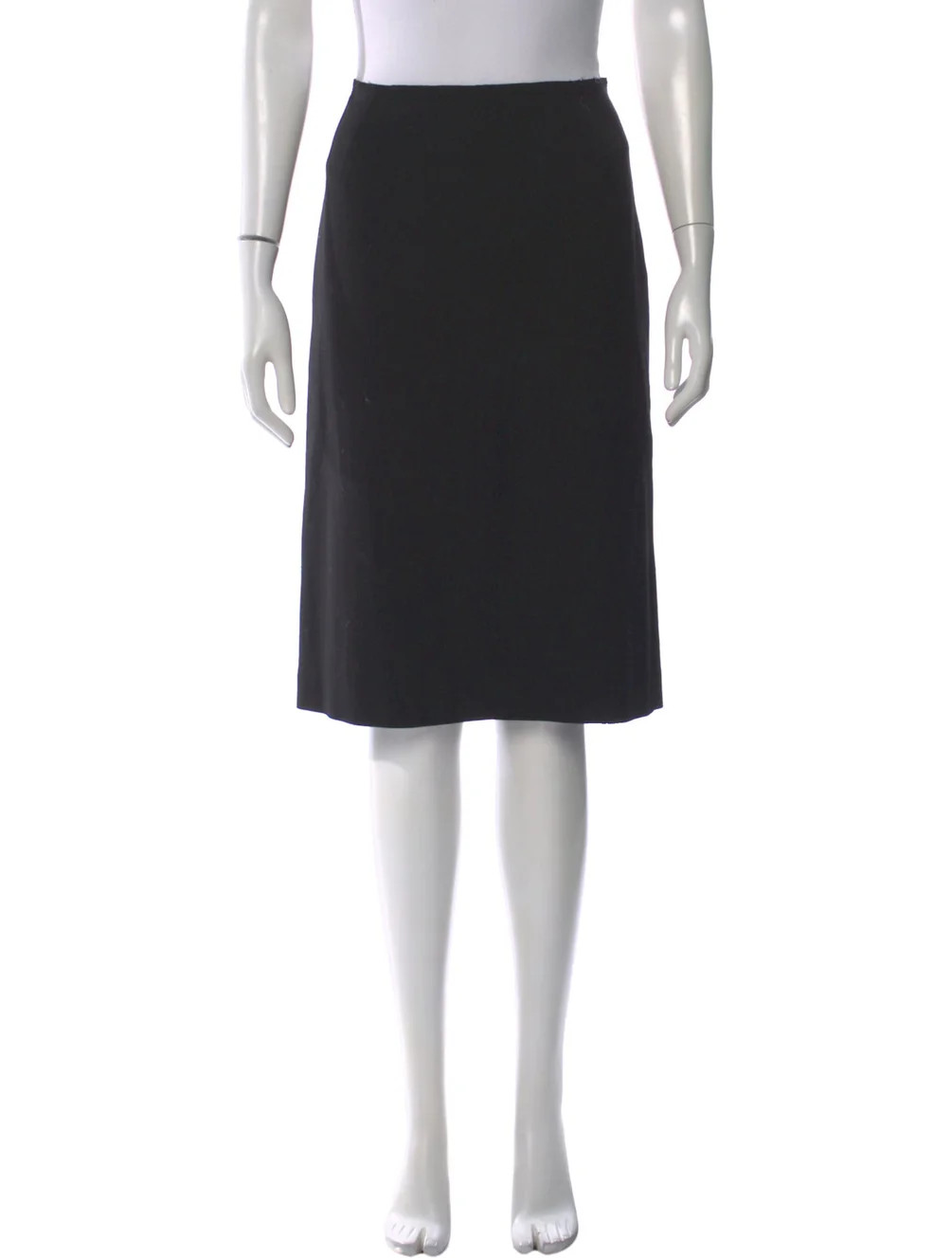 Prada Vintage Knee-Length Skirt - Black Skirts, Clothing - PRA1234493 | The RealReal | The RealReal