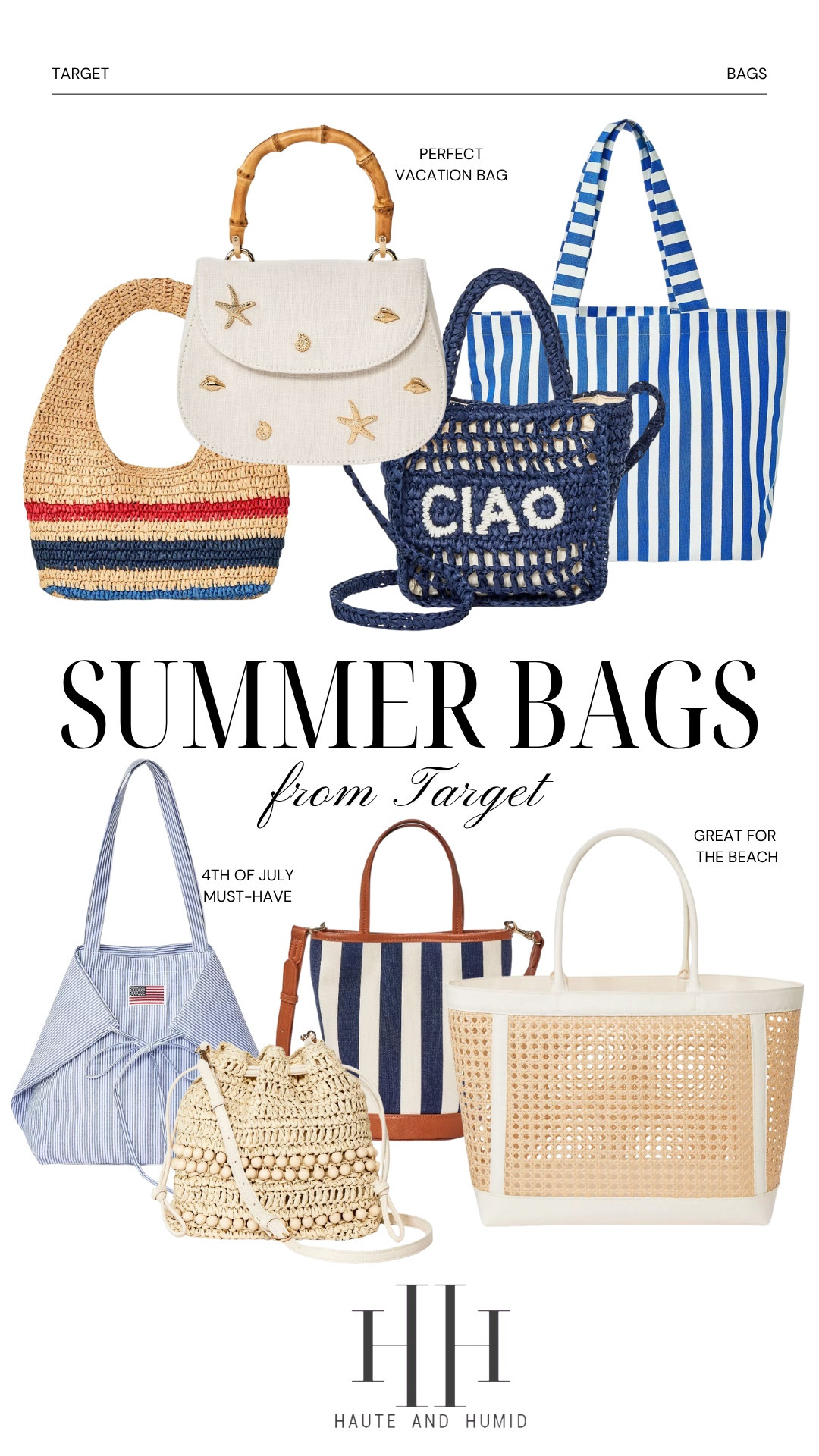Coastal and 4th of July inspired bags for the summer  

#LTKItBag #LTKOver40 #LTKFindsUnder50