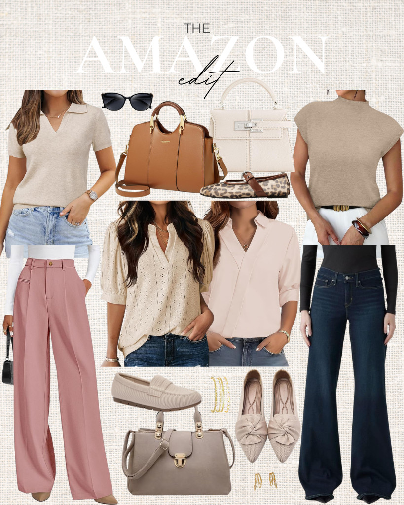 Simple means elegant when it comes to our Amazon Fashion Finds this week. I found this mock neck top from Sampeel, and I am sure you’ll love it, especially when paired with PRETTYGARDEN’s wide-leg pants and pointed toe ballet flats. Don’t forget to check out these dangle earrings and trendy bags for a chic look. 

 #LTKSeasonal #LTKTravel
