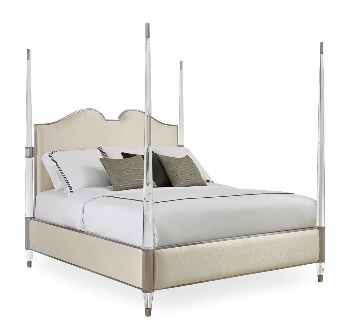 The Post Is Clear Upholstered Bed | Wayfair North America