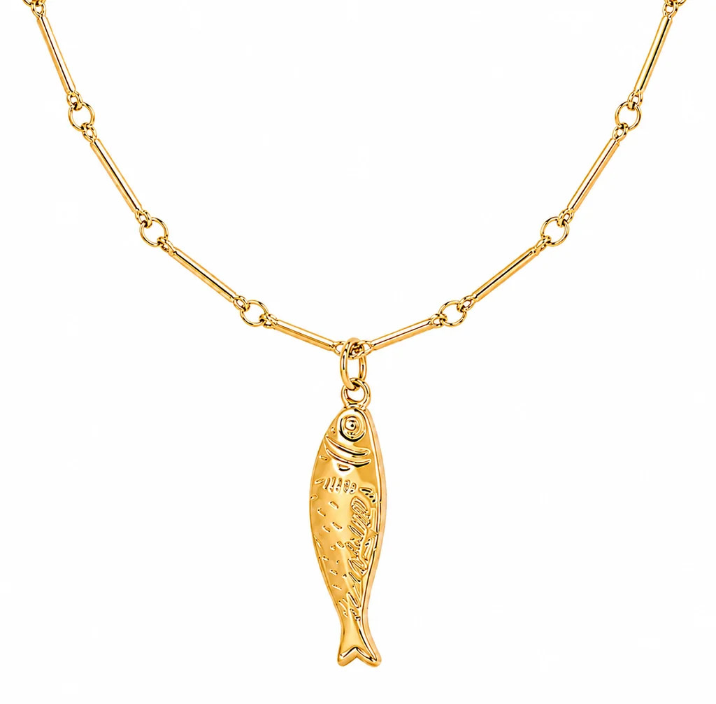 Adoni Fish Pendant Necklace | Ellie Vail Jewelry