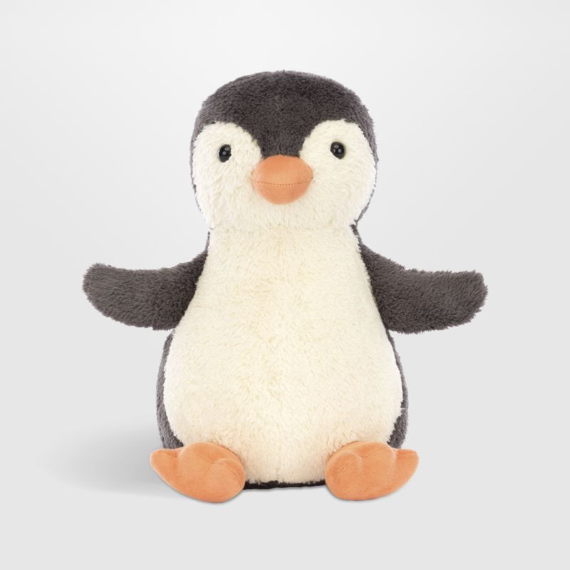 Jellycat Large Peanut Penguin Kids Stuffed Animal | Crate & Kids | Crate & Barrel