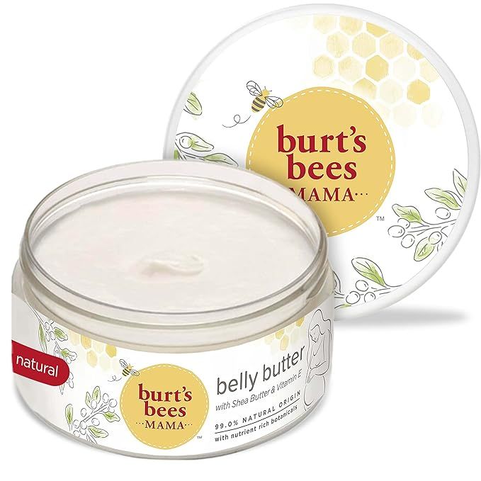 Burt's Bees Mama Belly Butter Skin Care, Pregnancy Lotion & Stretch Mark Cream, with Shea Butter ... | Amazon (US)