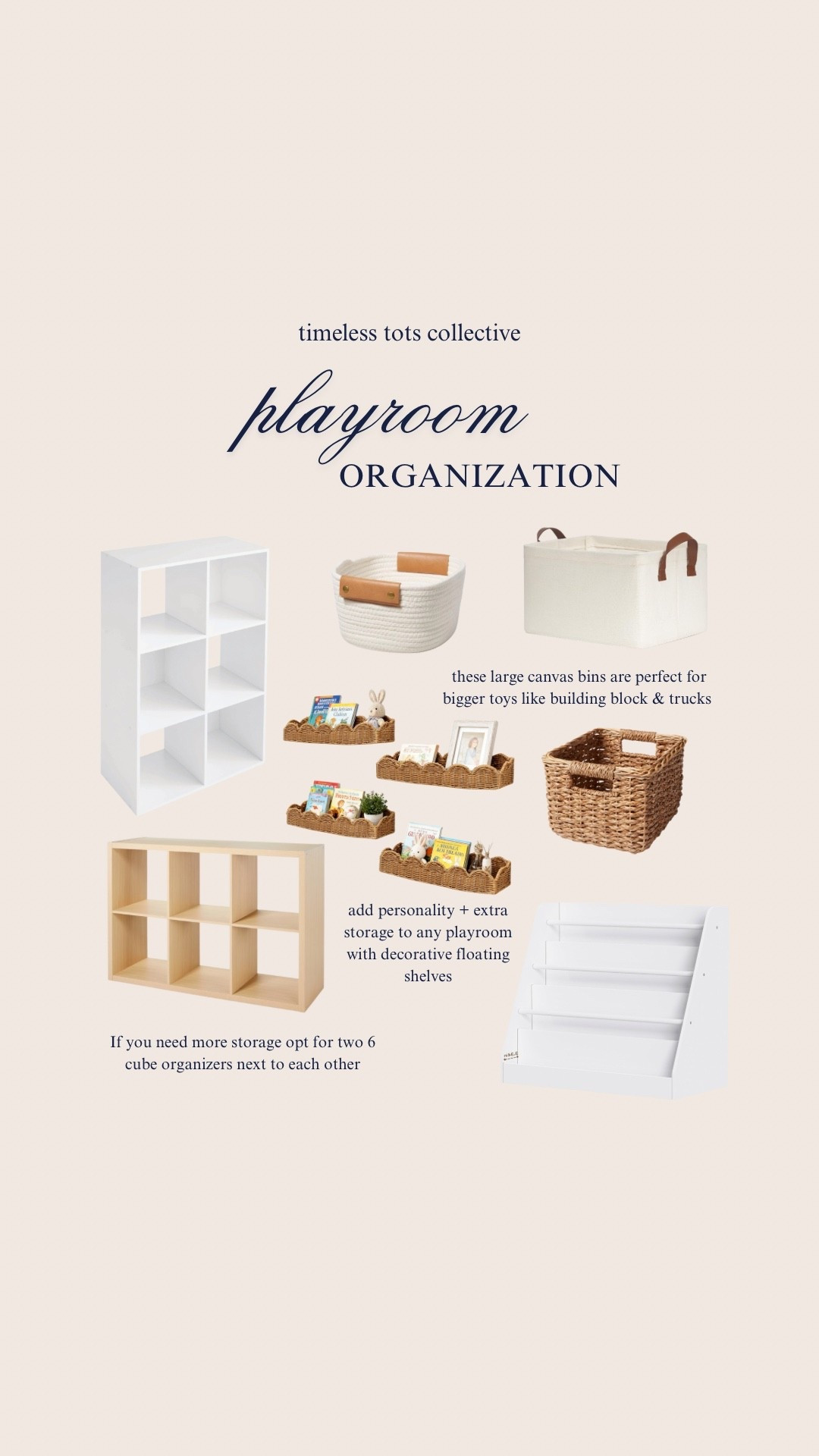 create systems that support a clean, calming environment and encourage independent play with these tried + true playroom organizations must-haves!