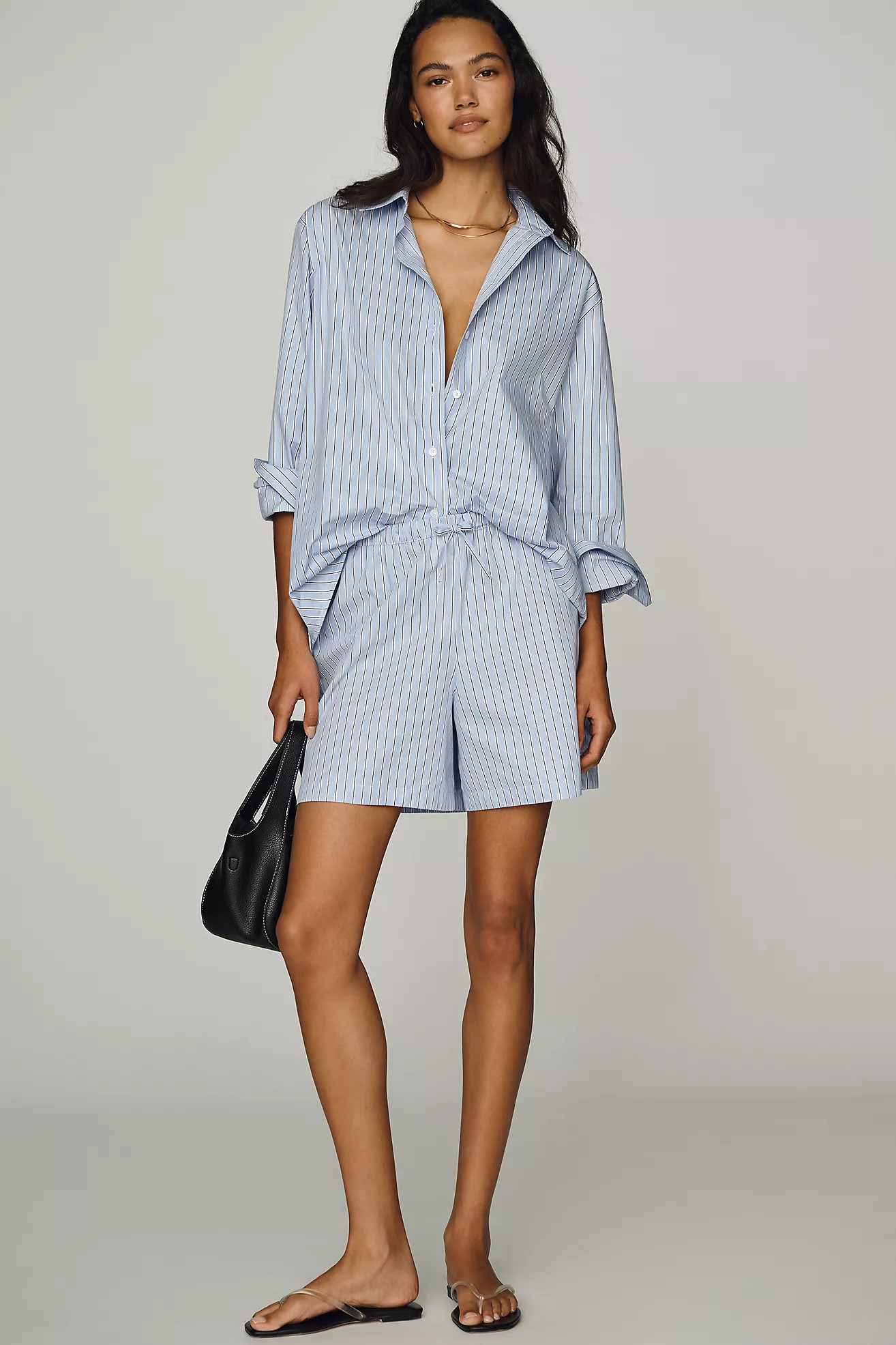 Anine Bing Ramy Drawstring Shorts | Anthropologie (US)