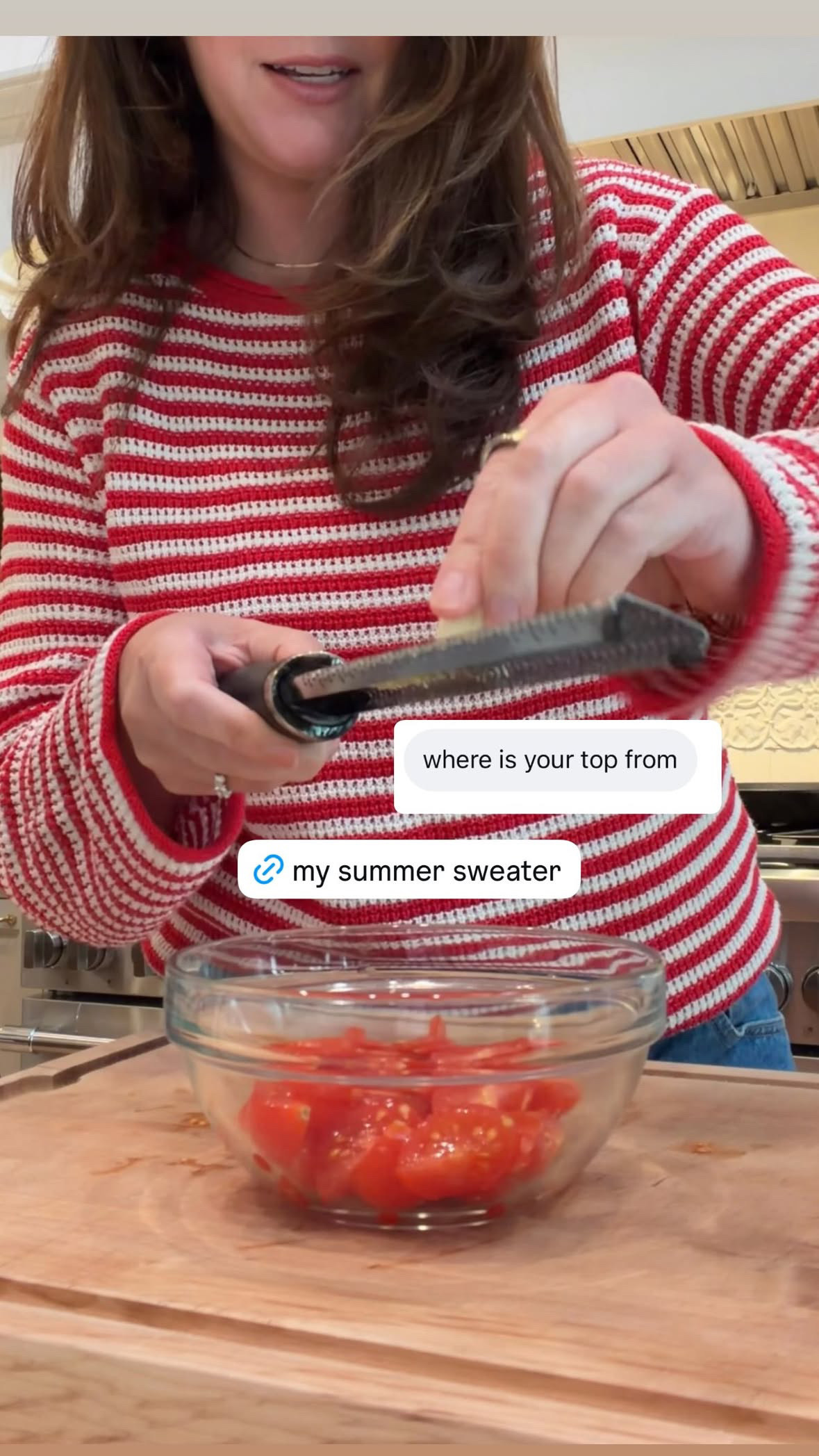 Red and white sweat from JCrew! 

jcrew l sweater l summer 

 