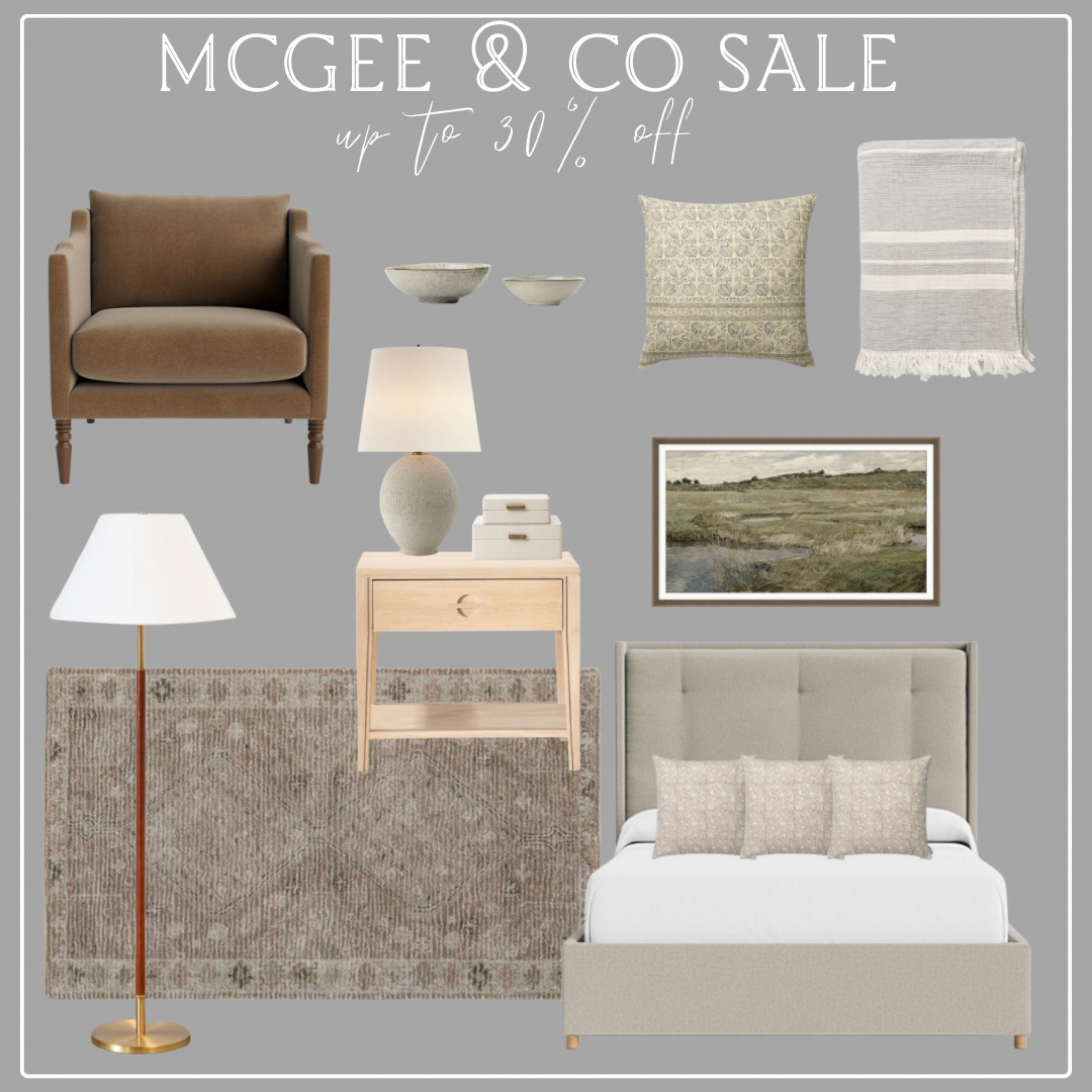 I could buy everything off the Mcgee & Co website! 30% off most items!! 

Furniture sale. Home decor. Bedroom furniture. Studio mcgee sale. Neutral bedroom. 

#LTKCyberweek #LTKhome #LTKSeasonal