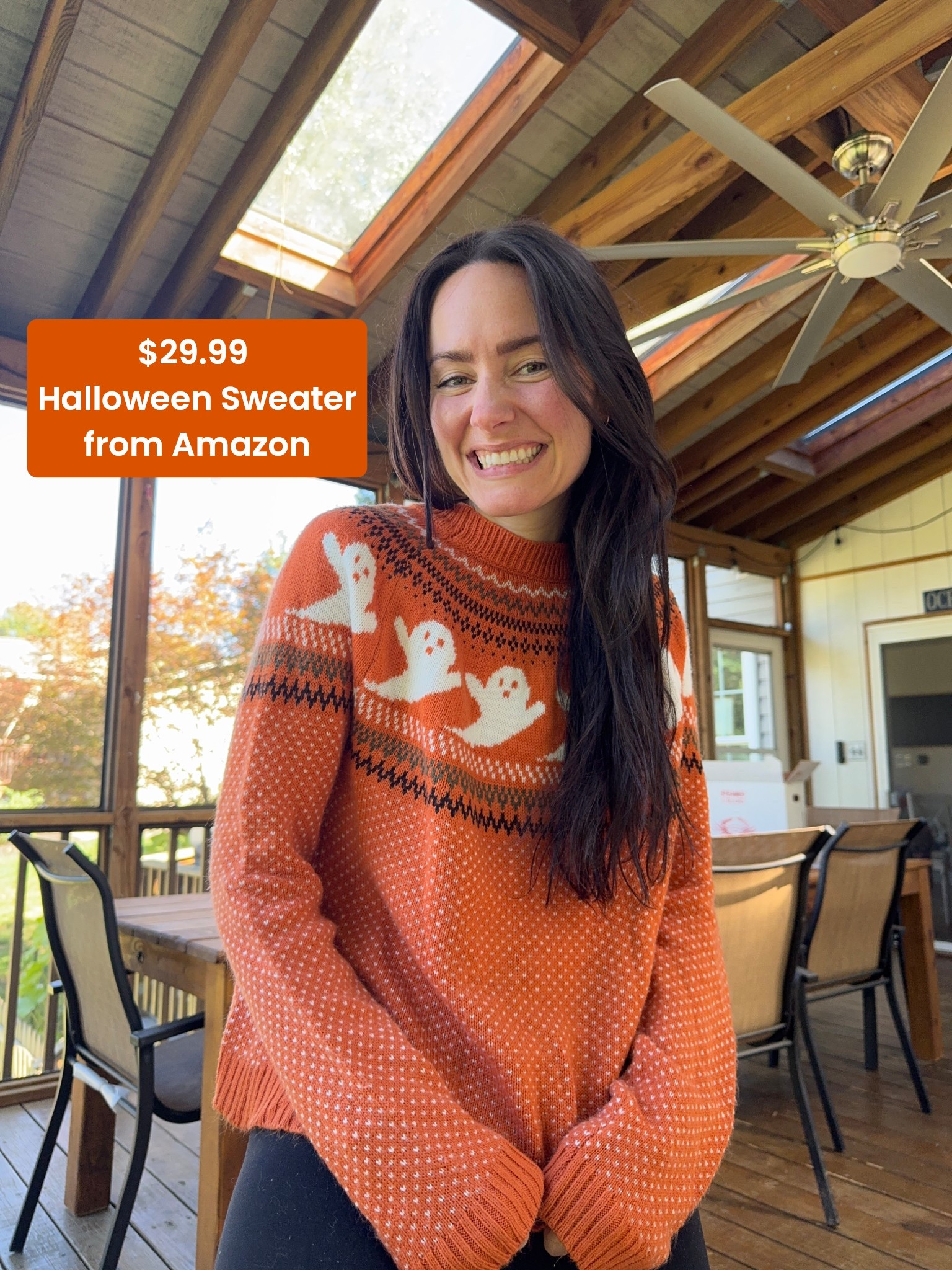 I’m 5’6” and 135 lbs- I’m wearing a size small sweater and it’s true to size with plenty of give!

Halloween sweater, Amazon Halloween, women’s Halloween top

#LTKSeasonal #LTKHalloween #LTKStyleTip