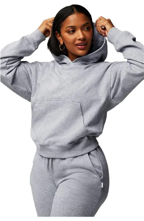 Fabletics Women's Year Round Terry Hoodie in Classic Grey Heather at Nordstrom, Size X-Large | Nordstrom