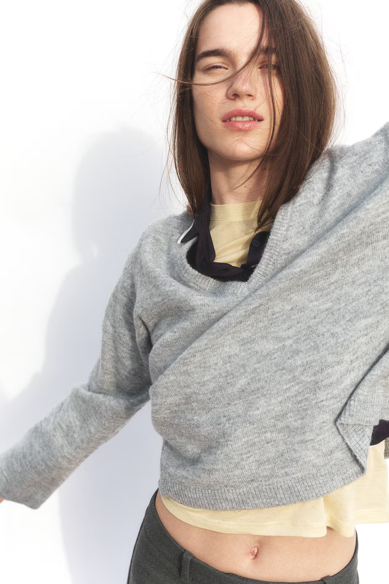 Fine-Knit V-Neck Sweater | H&M (US + CA)