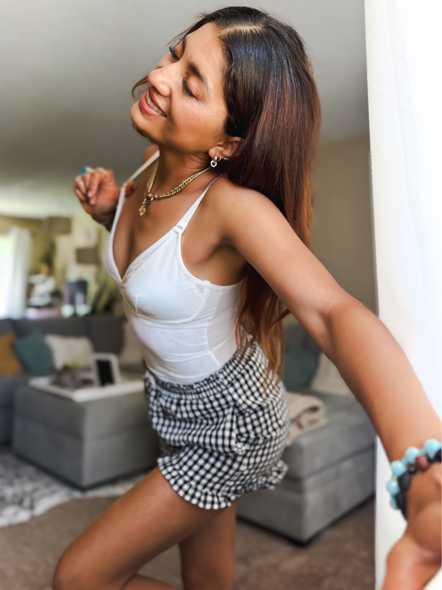 These 2 shapewear bodysuits are everything 🤍 Snatching, smoothing, and actually comfortable 🙌 The strapless option with tummy control + low back is perfect for dresses, and the plunge backless style is so flattering for everyday outfits. Both have built-in bras and thong design = seamless under anything. I love wearing them under my looks or styling them with jeans, trousers, or skirts ✨size S 

shapewear bodysuit, strapless shapewear, tummy control bodysuit, backless bodysuit, plunge bodysuit, built in bra bodysuit, seamless shapewear, thong bodysuit, sculpting bodysuit, smoothing shapewear, low back bodysuit, everyday shapewear, outfit basics, wardrobe essentials, layering pieces, minimal style outfit, neutral basics, body contour shapewear, flattering bodysuit, Amazon fashion finds

#LTKPlusSize #LTKPetite #LTKTall

#LTKOver40 #LTKSeasonal #LTKselfcare