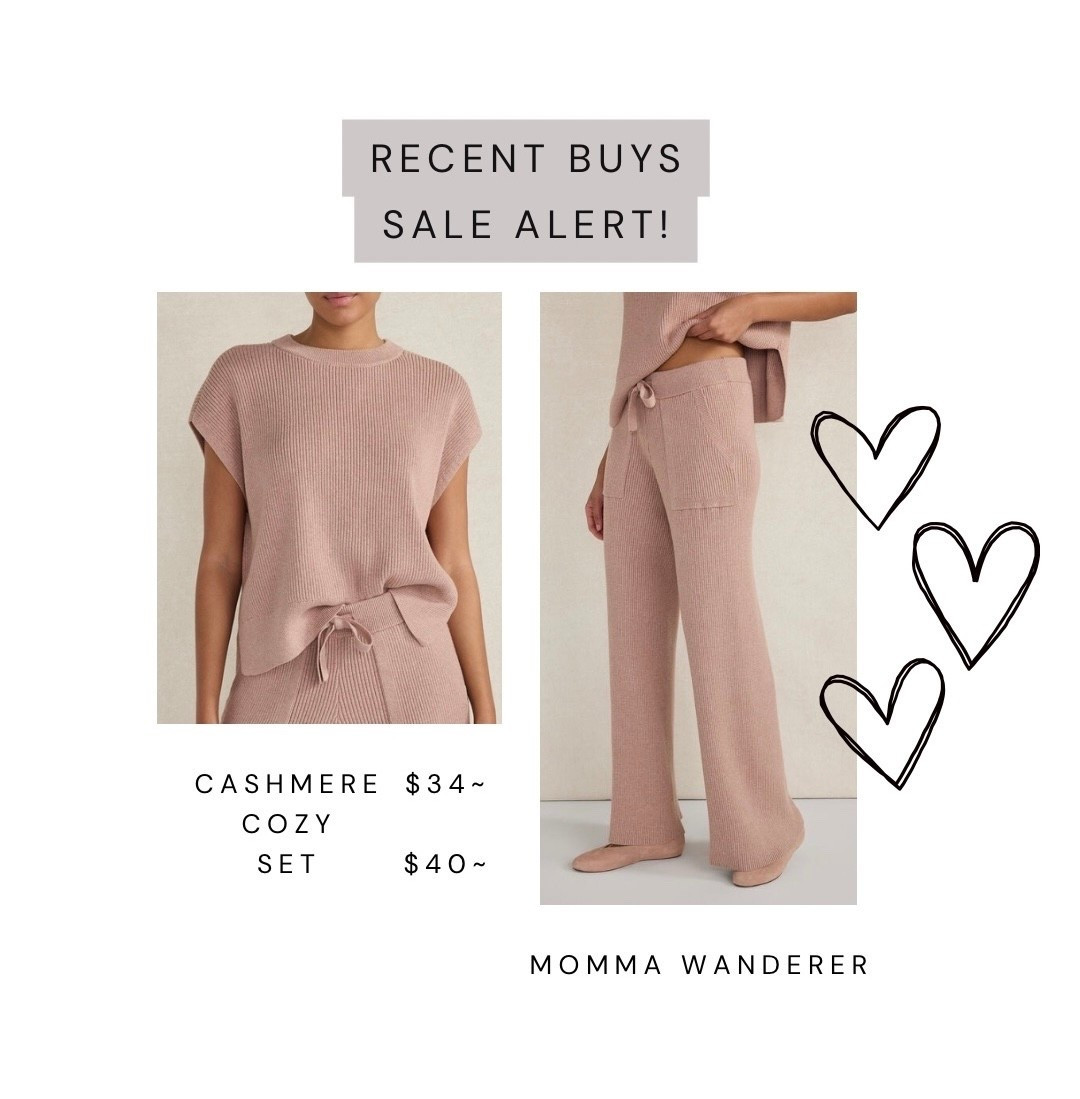 Sale alert! Huge markdown on this cozy cashmere set. I’ll be spending a lot of time in this matching set this spring. 

#LTKOver40 #LTKSeasonal #LTKmomlife