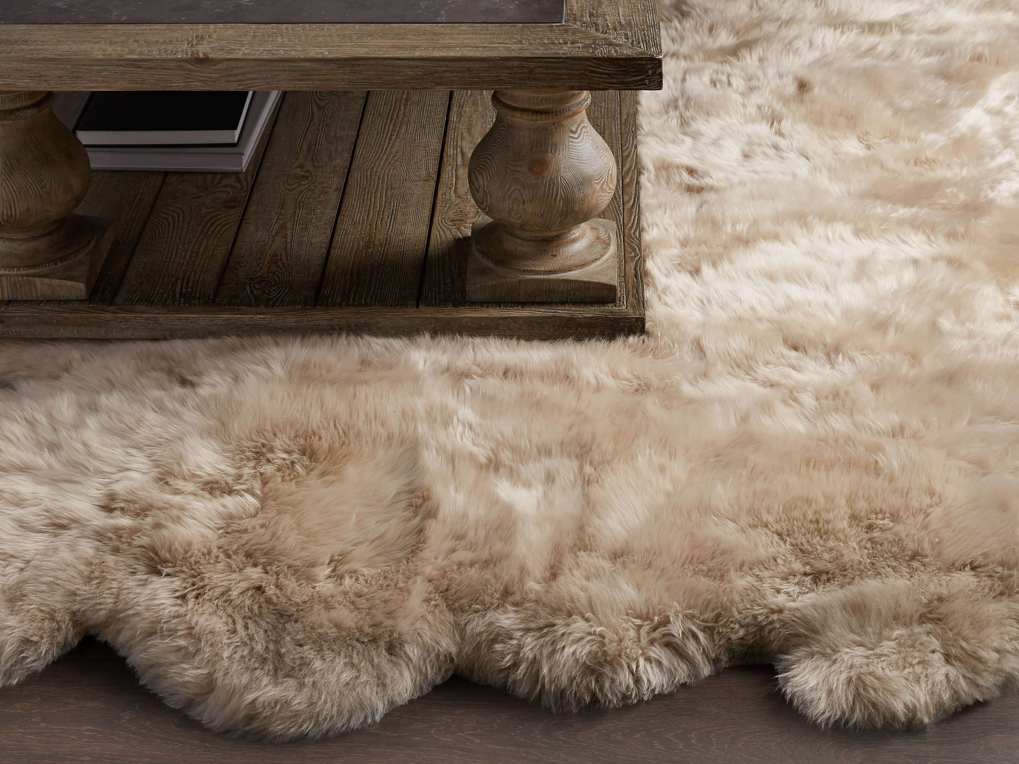 Sheepskin Wool Rug , 6' X 5' | Arhaus | Arhaus