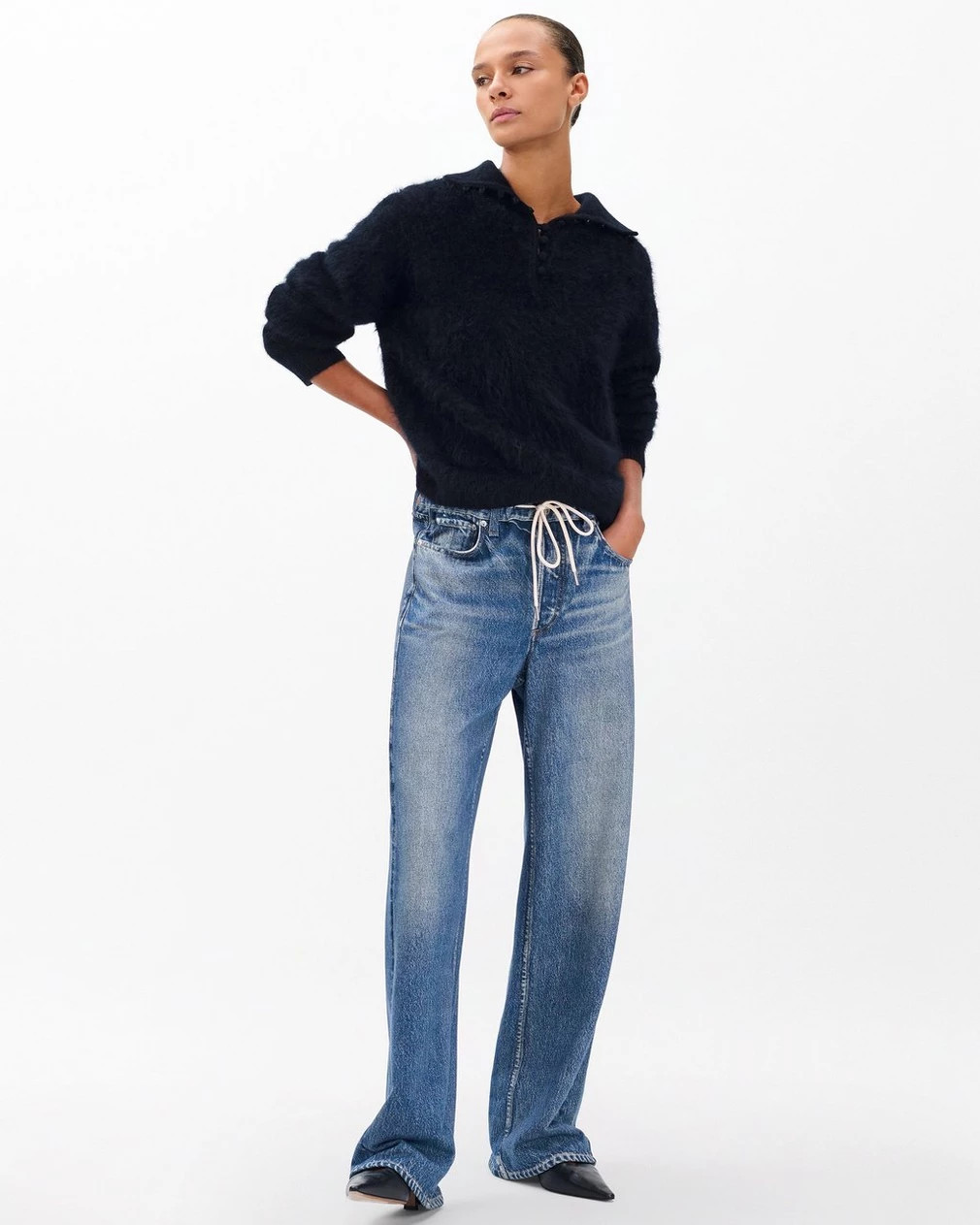 Miramar Drawstring Wide-Leg Pants | rag & bone