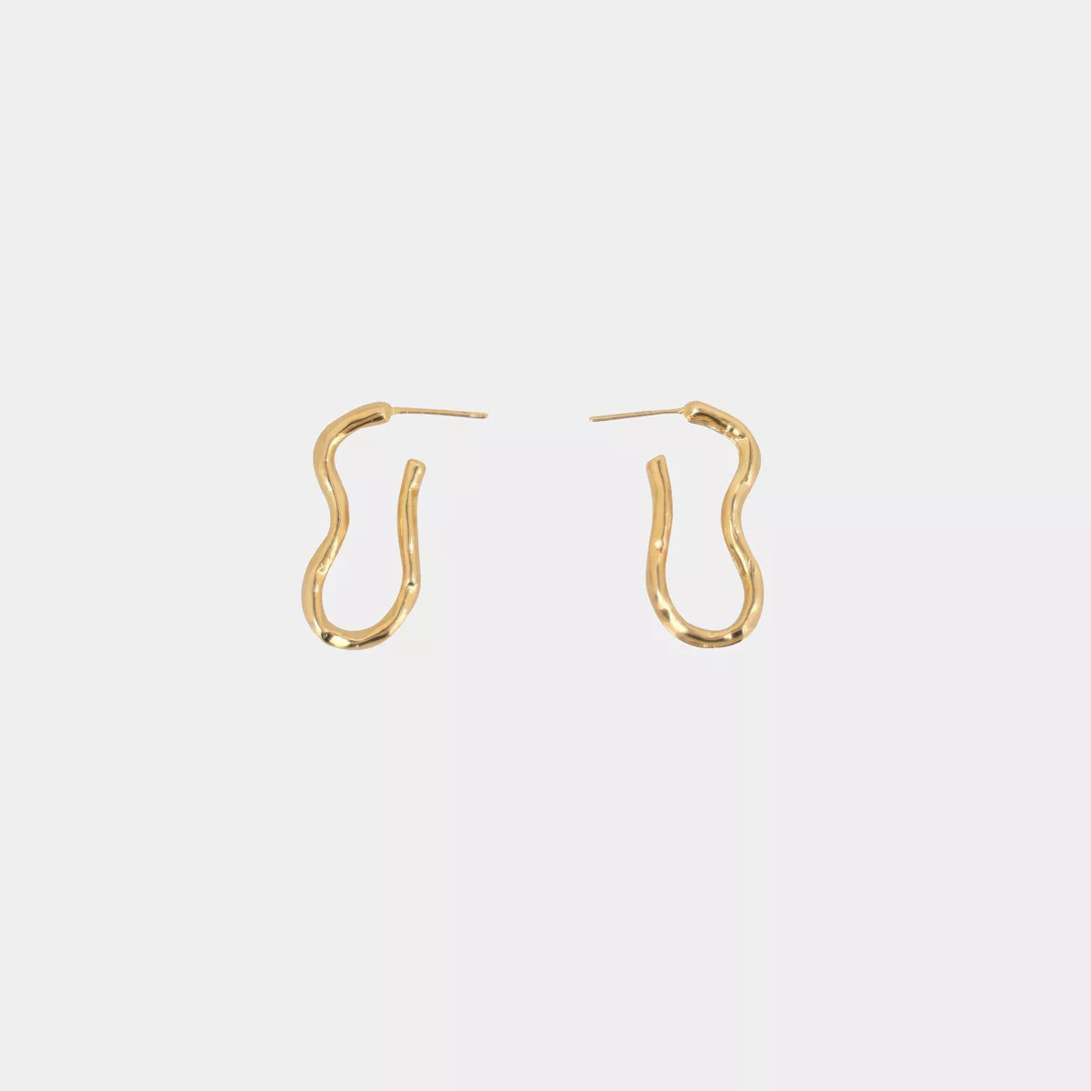 Women's Abstract Open-Back Hoop Earrings - Cupshe | Target