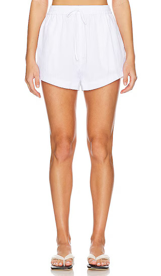 Crinkle Short in White | Revolve Clothing (Global)