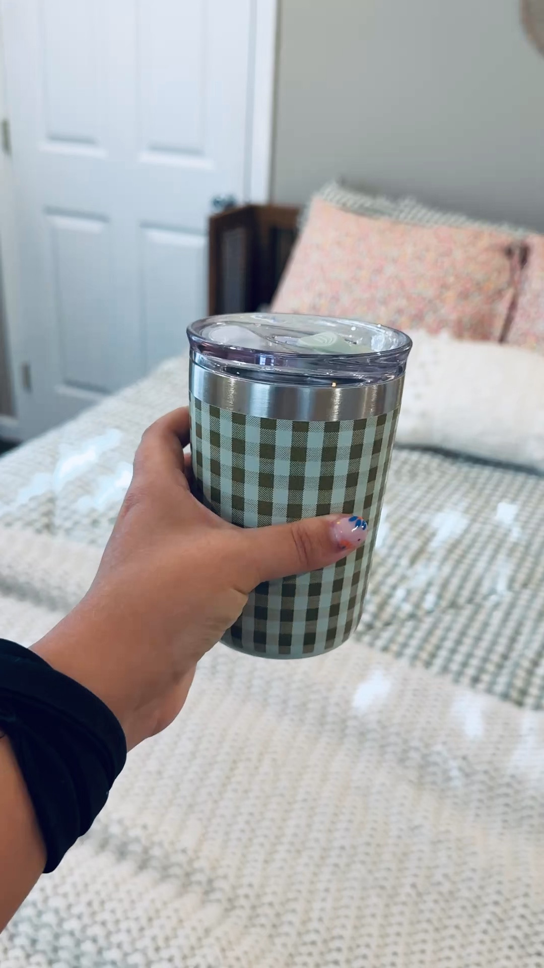These little 13 oz. insulated travel mugs from Target are darling & less than $10! So cute! 

 