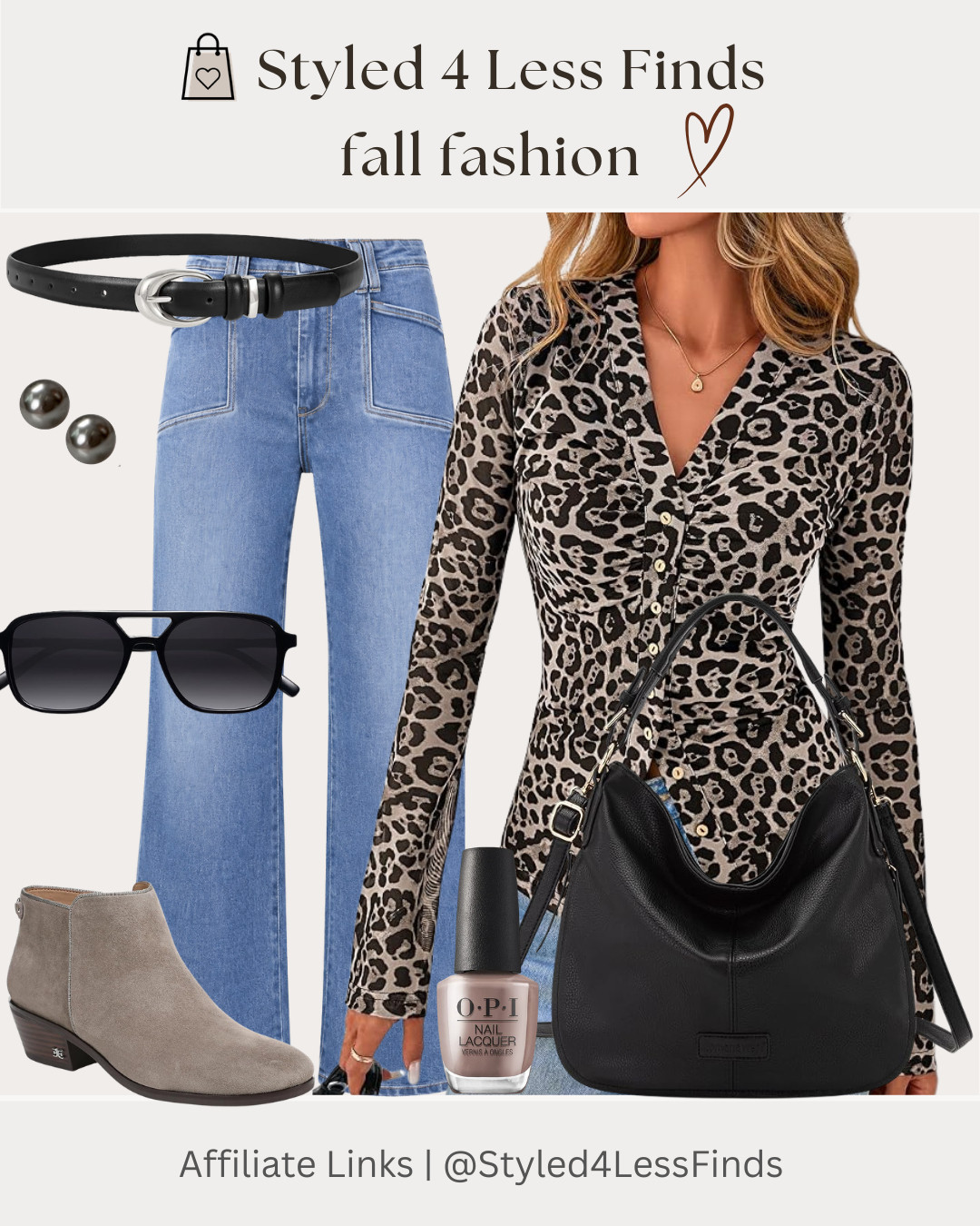 🍂 Fall Fashion Find: Leopard Print + Denim

Leopard print is having a major moment this fall, and I love how this outfit makes the trend feel polished, effortless, and totally wearable. 🤎

The fitted leopard cardigan paired with relaxed light-wash denim creates the perfect balance, while the black belt, bag, sunglasses and ankle boots pull everything together for that elevated everyday look. 

 #LTKcanada #LTKfall #LTKover50style