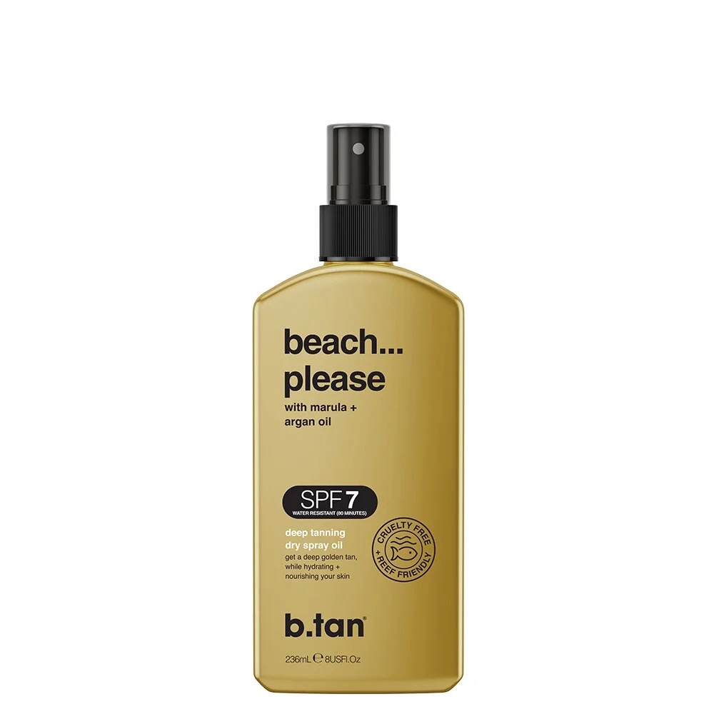 B.Tan Beach Please Tanning Oil SPF 7 -- 8 fl oz | Walmart (US)