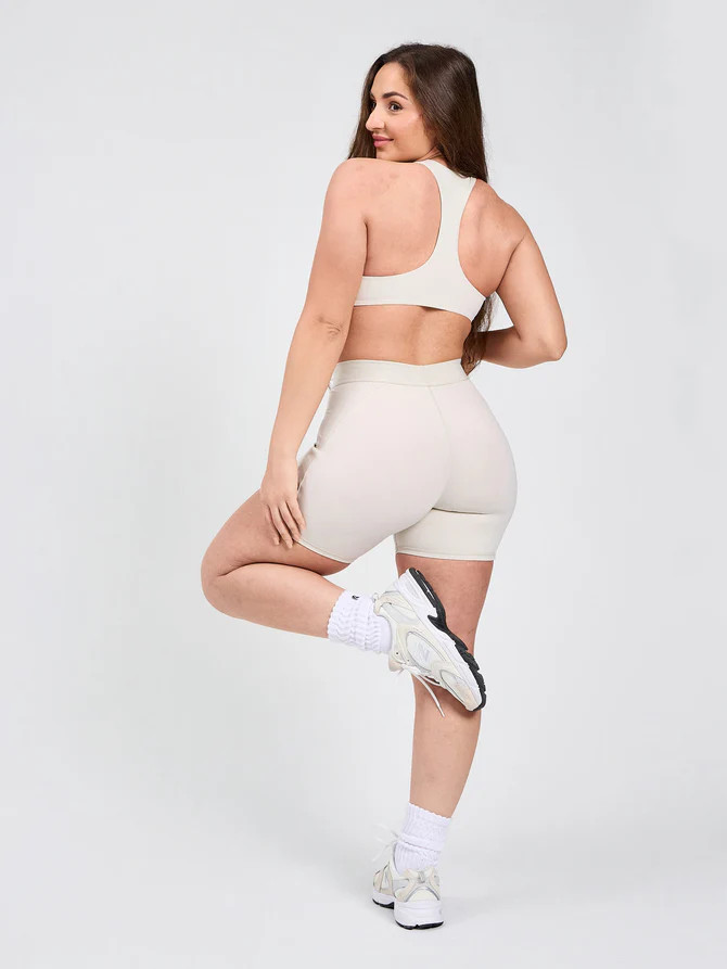 Bliss Butter Short 6" - Bone | Buffbunny