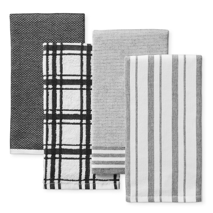 Williams Sonoma Multi-Pack Absorbent Towels & Dishcloths Bundle, Set of 4 | Williams-Sonoma
