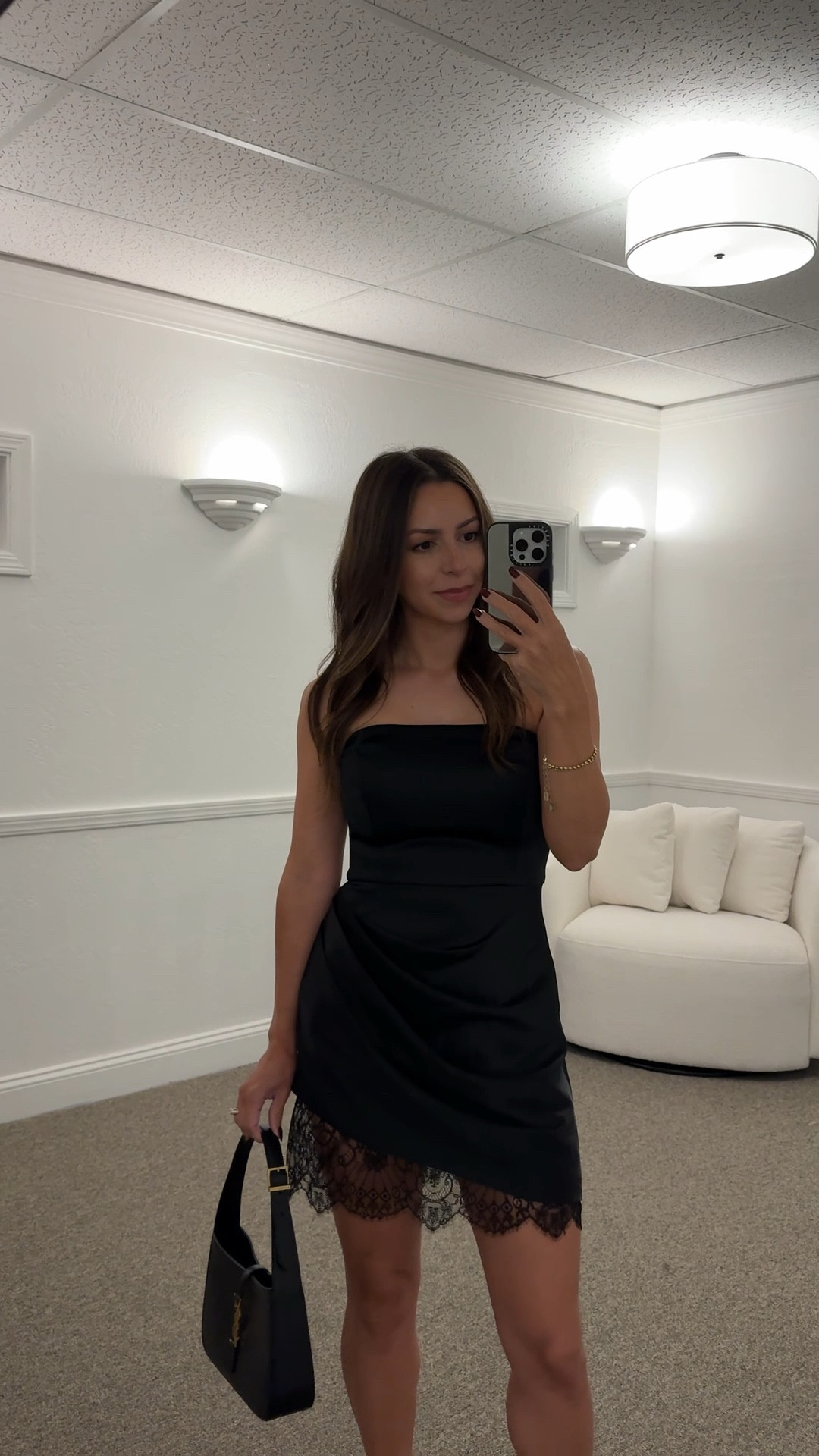 Aritzia satin lace dress- 4
Rene Caovilla heels
YSL bag

Petite, date night outfit, holiday dress, black dress, lbd, lace dress, satin dress, strapless dress, NYE, New Year’s Eve dress 

#LTKHoliday #LTKPetite #LTKSeasonal