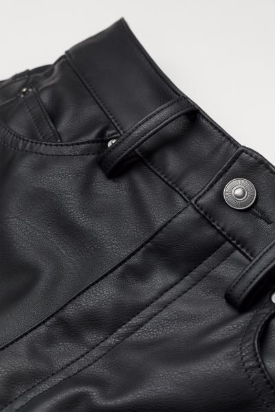 Imitation leather trousers | H&M (UK, MY, IN, SG, PH, TW, HK)