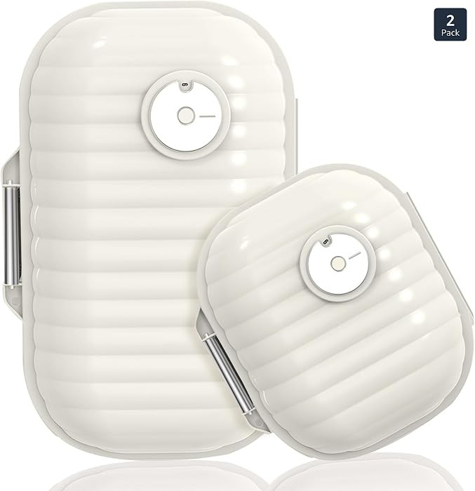 Travel Pill Organizer, 2 Pack Portable Pill Box 7 Day Small Pill Case Moisture Proof Daily Medici... | Amazon (US)