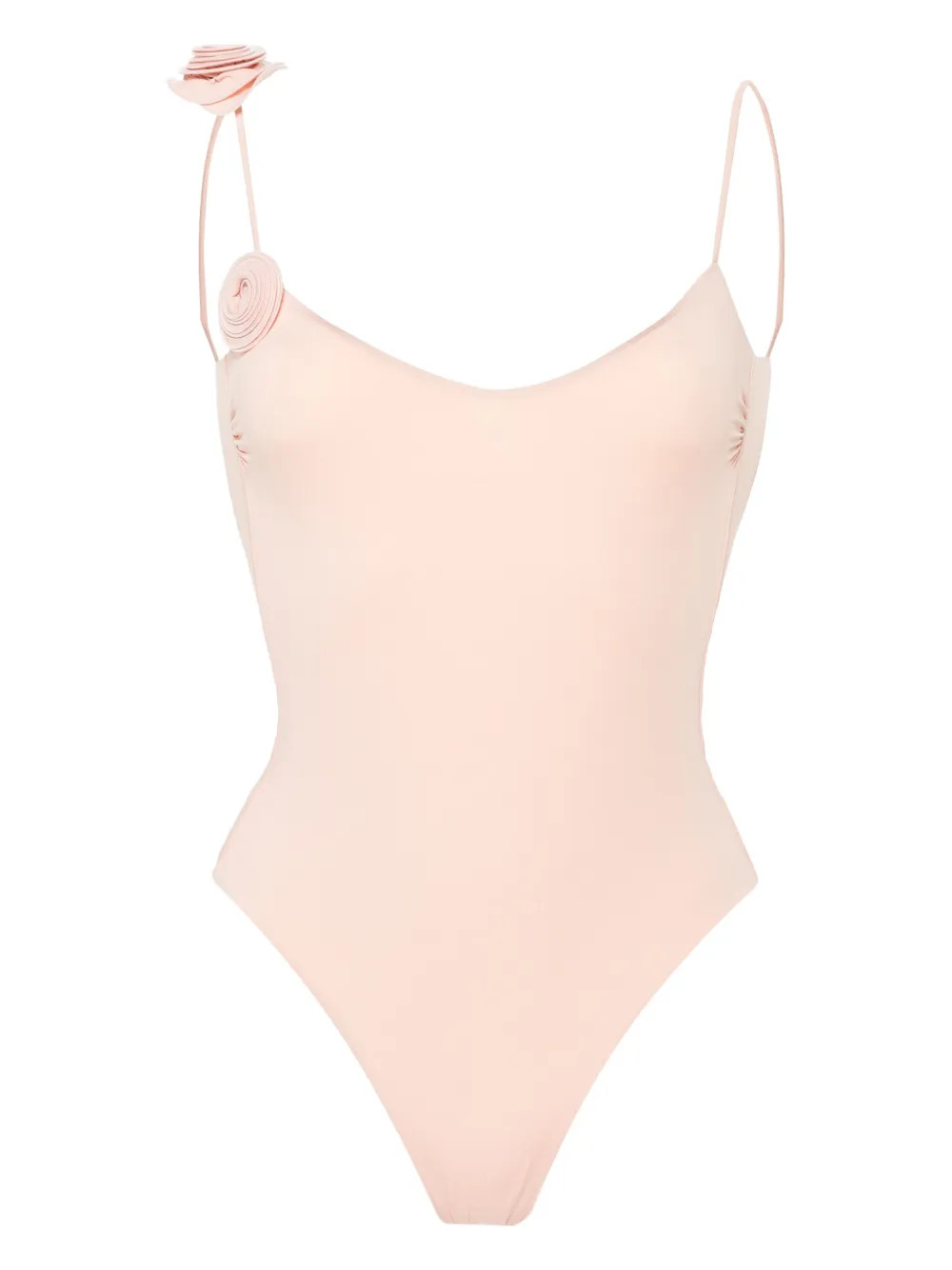 La Reveche Ashar floral-appliqué Swimsuit - Farfetch | Farfetch Global