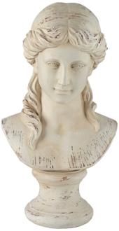 Classic Greek 17 1/2" High Antique White Bust Sculpture (4C788) | LampsPlus.com