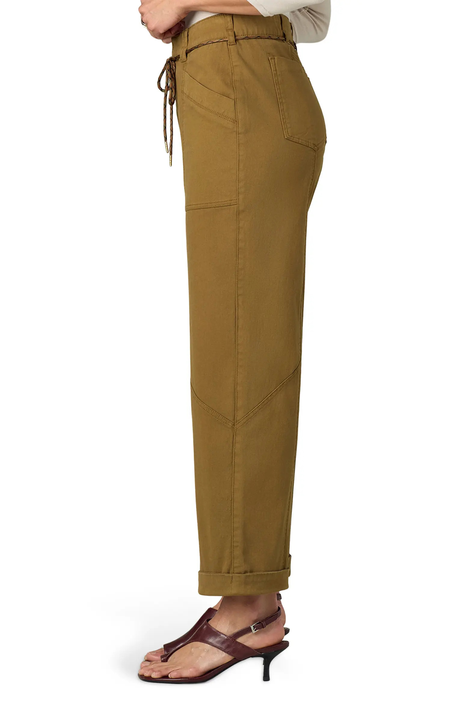 Ultra Skyrise High Waist Relaxed Stretch Cotton Pants (Women) | Nordstrom | Nordstrom