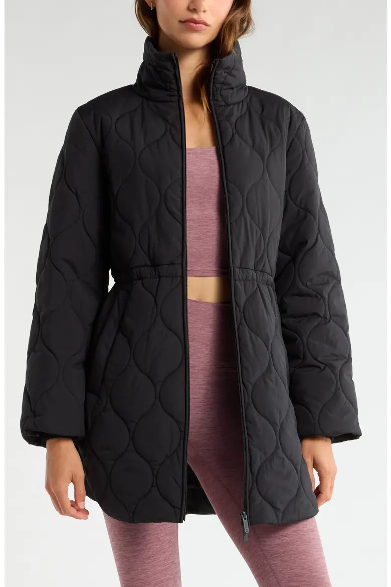 Skyline Longline Quilted Jacket (Women) | Nordstrom | Nordstrom
