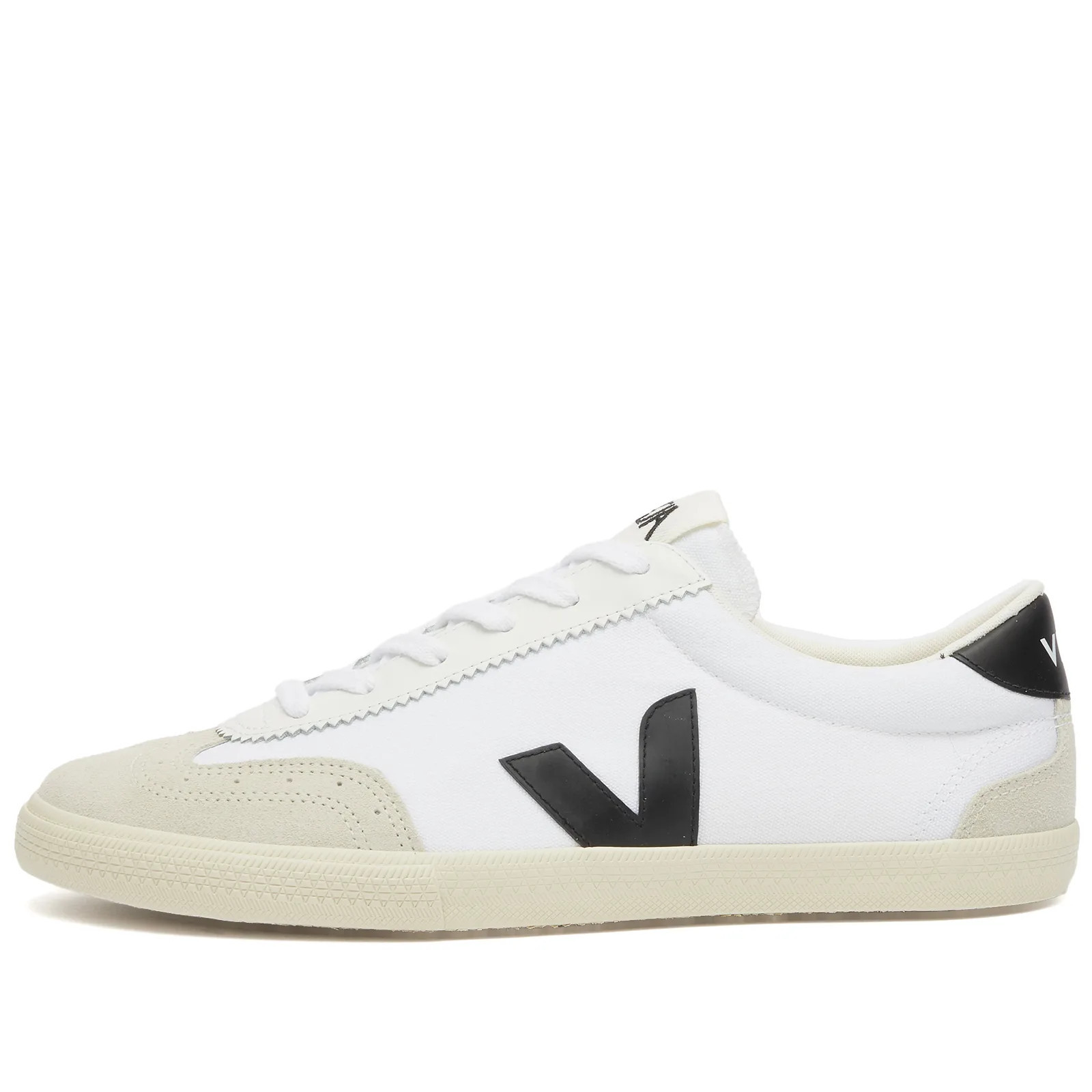 Veja Men's Volley Sneakers in White/Black, Size UK 10 | END. Clothing