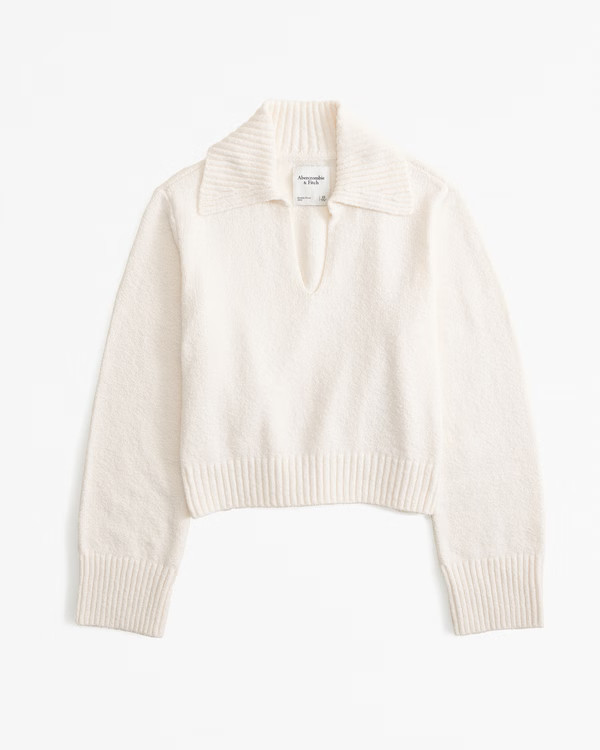 Notch-Neck Sweater | Abercrombie & Fitch (US)