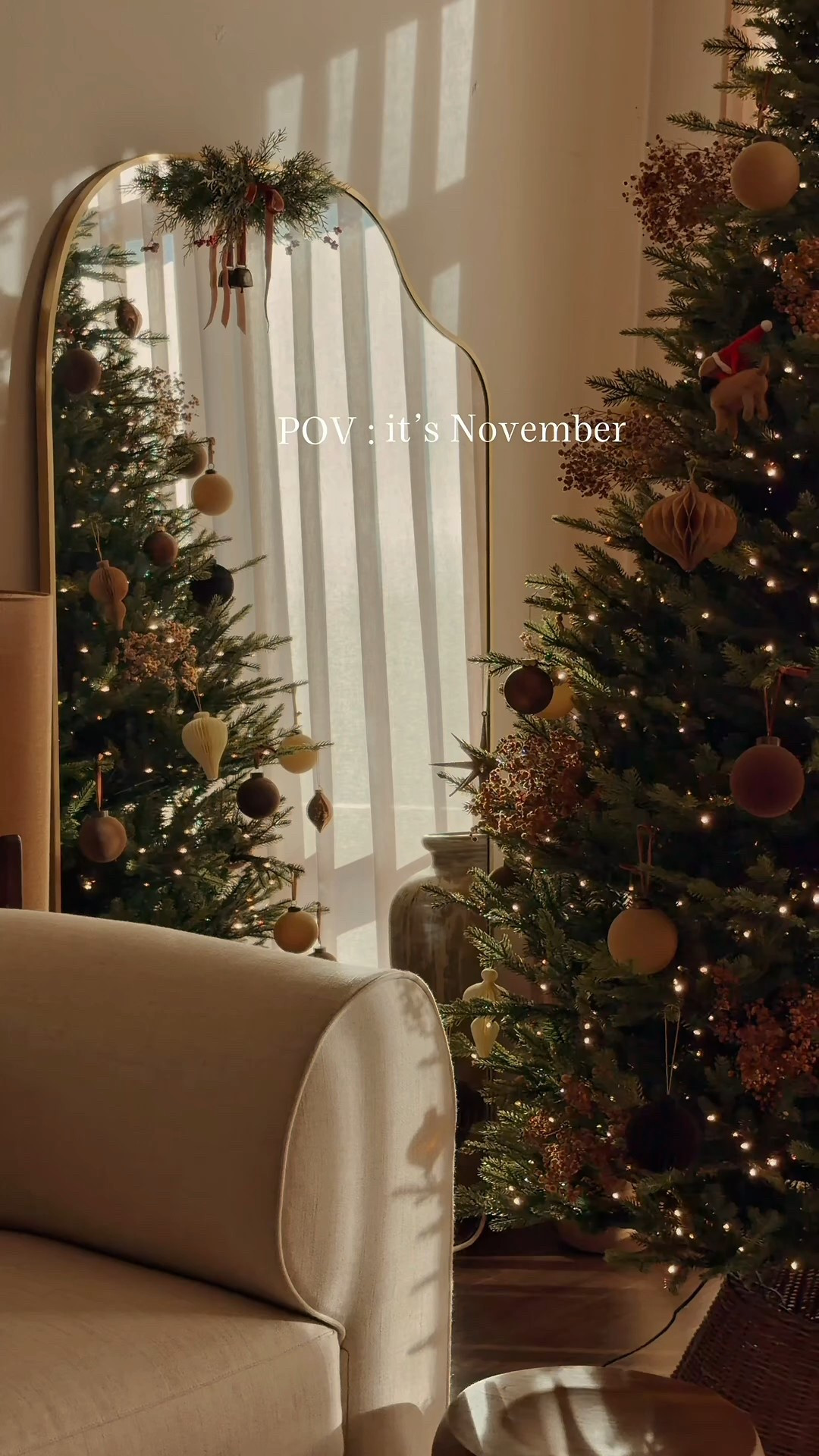 POV: it’s November, holiday mode on ✨🌲

#LTKHome #LTKSeasonal #LTKHoliday