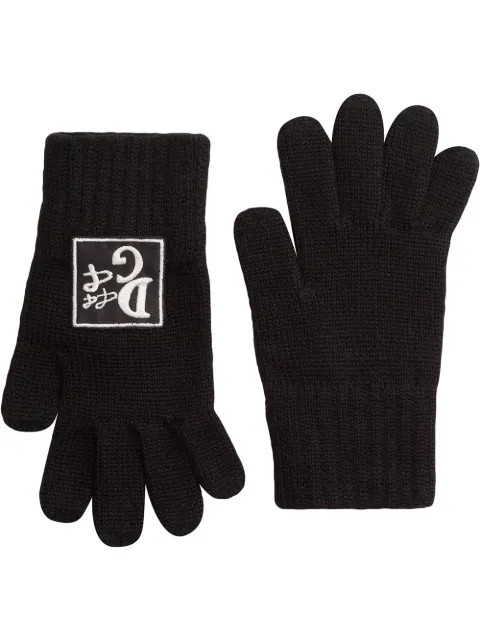 logo-knit gloves | Farfetch (UK)