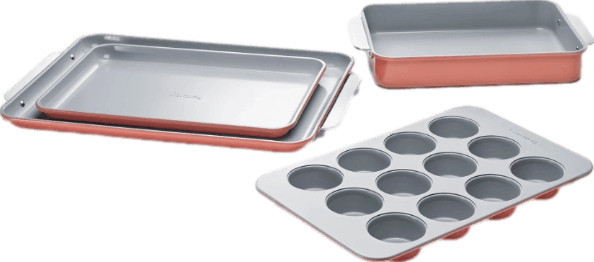 Caraway Non-Toxic Half Bakeware Set · 5 Piece Set · Perracotta | Curated