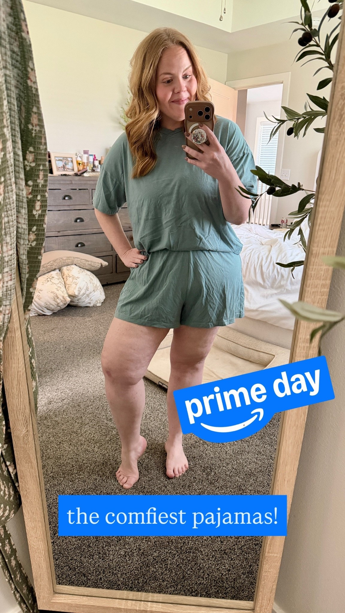 The comfiest pajamas!! Wearing a L.

#LTKMidsize #LTKSaleAlert #LTKselfcare