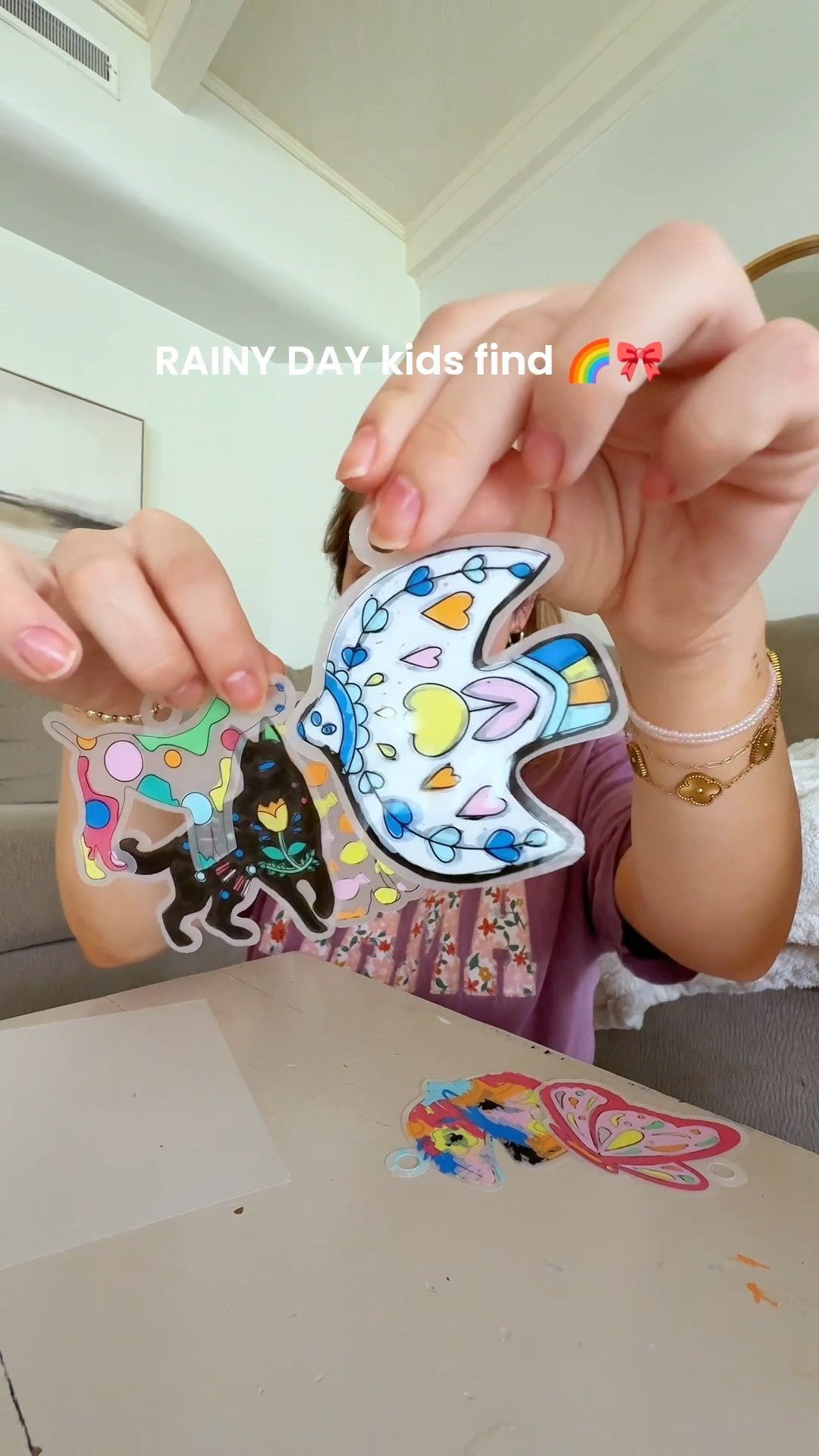 Super fun rainy day DIY project for kids 🌈🎀

#LTKSaleAlert #LTKKids #LTKmomlife