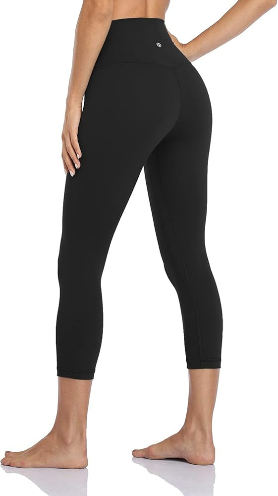 HeyNuts Hawthorn Athletic Essential II High Waisted Yoga Capris Leggings, Workout Cropped Pants 2... | Amazon (US)