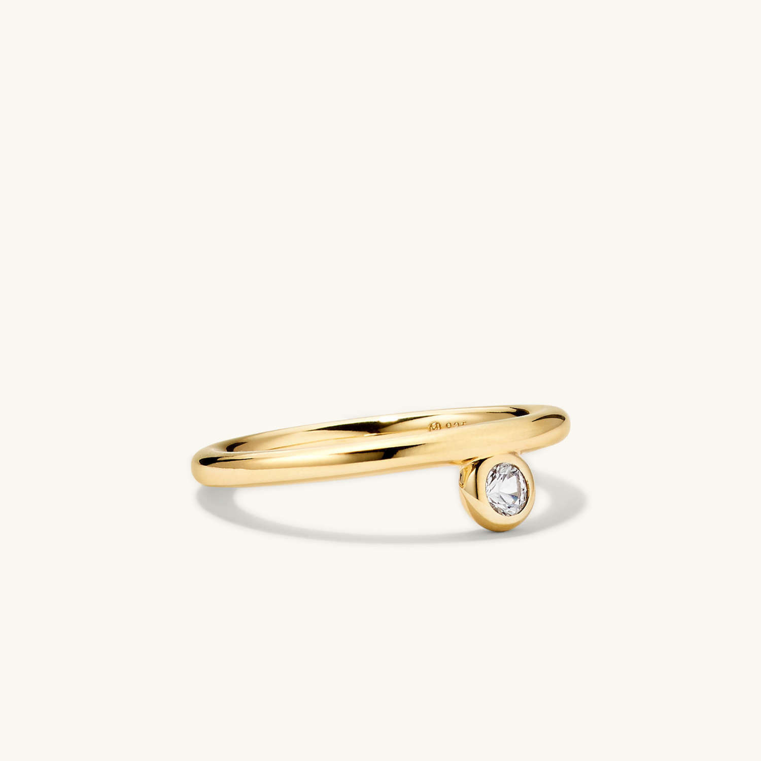 Gemstone Drop Stacker Ring | Mejuri (Global)